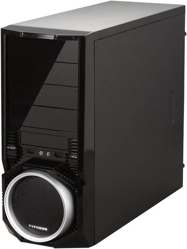 Alt view image 3 of 9 - RAIDMAX Typhoon ATX-312WSP Black SECC ATX Mid Tower Computer Case 450W Power Supply