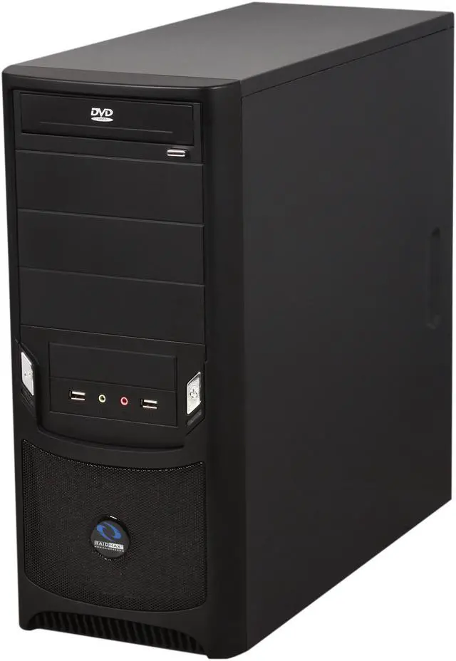 Alt view image 3 of 9 - RAIDMAX Tornado ATX-238BP Black SECC ATX Mid Tower Computer Case 450W Power Supply