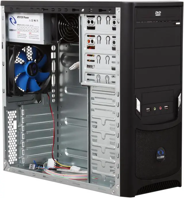 Alt view image 7 of 9 - RAIDMAX Tornado ATX-238BP Black SECC ATX Mid Tower Computer Case 450W Power Supply