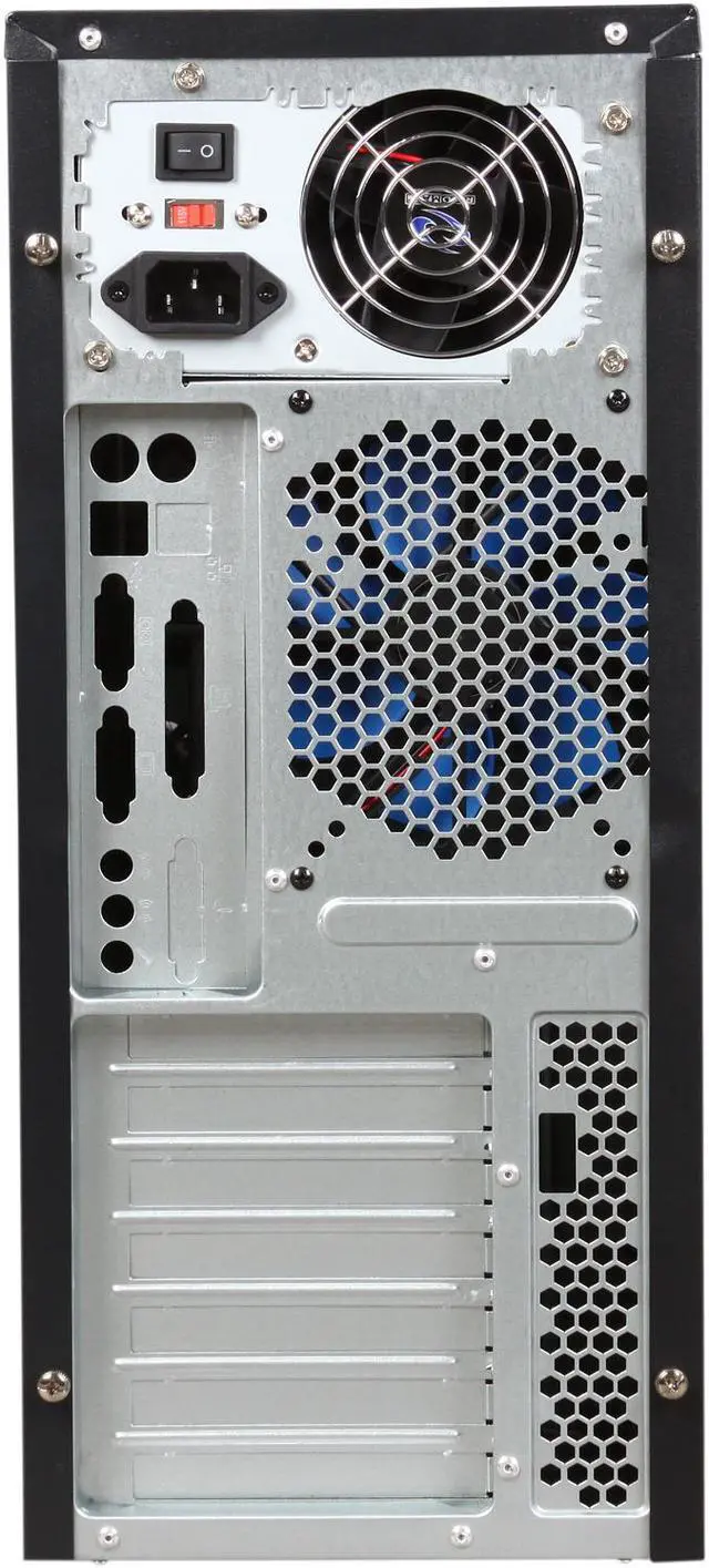 Alt view image 8 of 9 - RAIDMAX Tornado ATX-238BP Black SECC ATX Mid Tower Computer Case 450W Power Supply