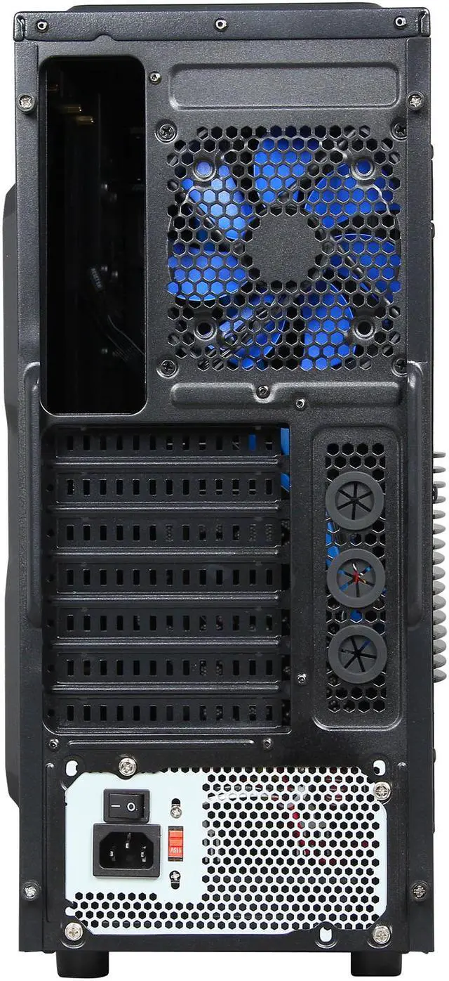 Alt view image 10 of 11 - RAIDMAX Altas ATX-295WBP Black Steel / Plastic ATX Mid Tower Computer Case 500W Power Supply