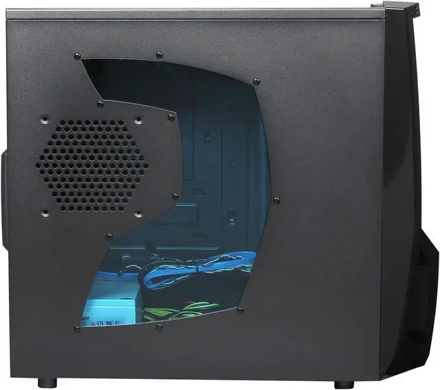 Alt view image 4 of 9 - RAIDMAX Blade ATX-298WBP Black Steel / Plastic ATX Mid Tower Computer Case 500W Power Supply