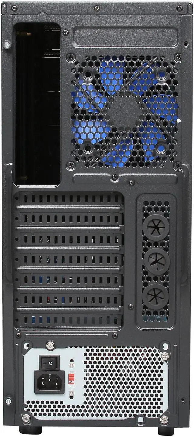 Alt view image 8 of 9 - RAIDMAX Blade ATX-298WBP Black Steel / Plastic ATX Mid Tower Computer Case 500W Power Supply