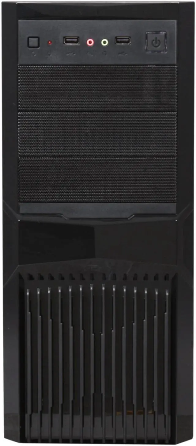 Alt view image 2 of 9 - RAIDMAX Reiter ATX-305WBP Black Steel / Plastic ATX Mid Tower Computer Case 450W Power Supply