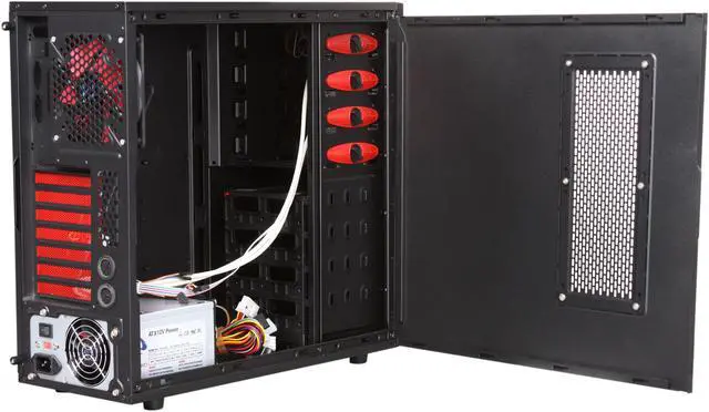 Alt view image 5 of 9 - RAIDMAX Reiter ATX-305WBP Black Steel / Plastic ATX Mid Tower Computer Case 450W Power Supply