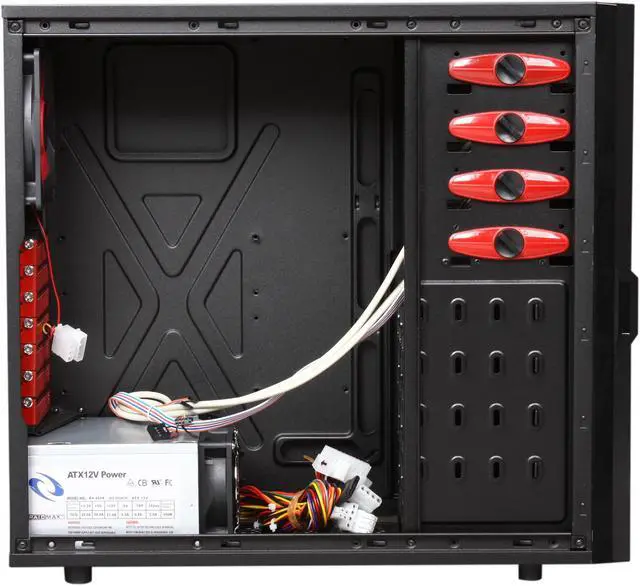 Alt view image 6 of 9 - RAIDMAX Reiter ATX-305WBP Black Steel / Plastic ATX Mid Tower Computer Case 450W Power Supply