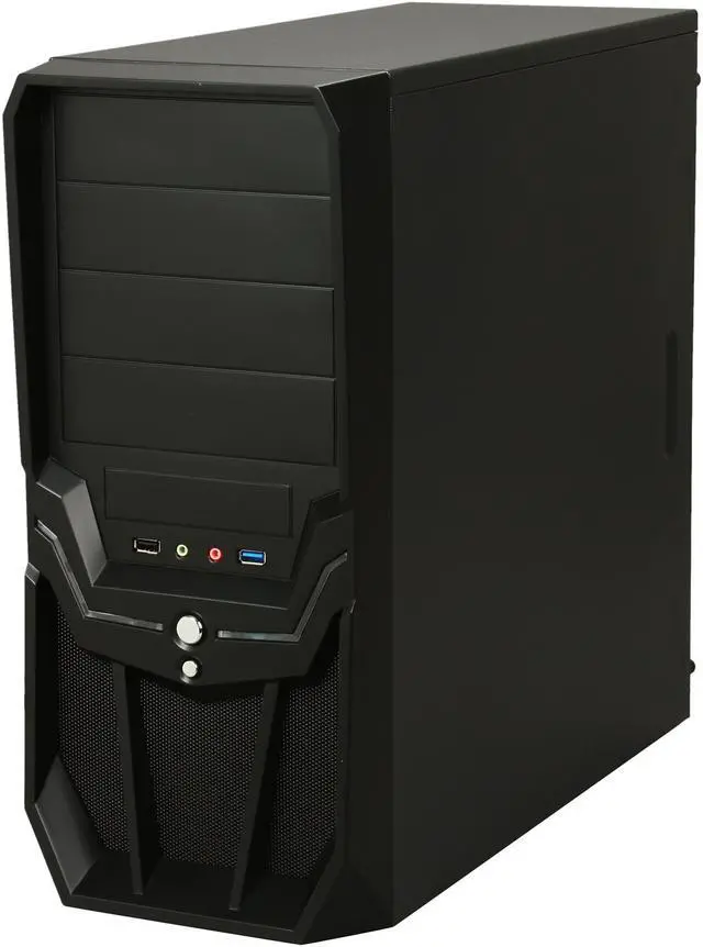 Alt view image 3 of 9 - RAIDMAX Super Hurricane ATX-248NWB Black Steel / Plastic ATX Mid Tower Computer Case