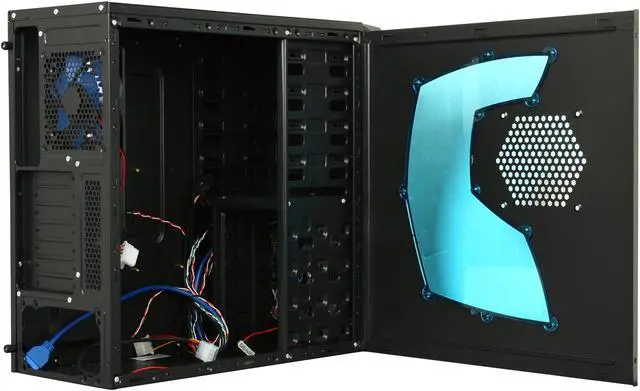 Alt view image 5 of 9 - RAIDMAX Super Hurricane ATX-248NWB Black Steel / Plastic ATX Mid Tower Computer Case