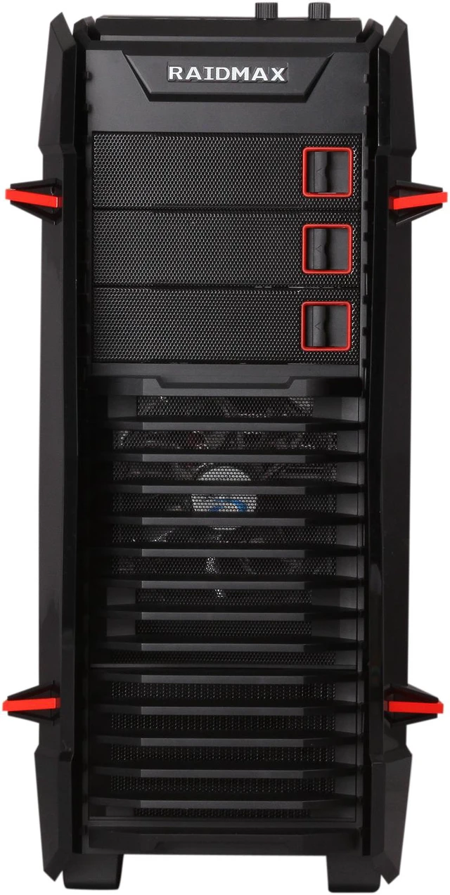 Alt view image 2 of 10 - RAIDMAX Raptor ATX-823BR Black Steel / Plastic ATX Mid Tower Computer Case