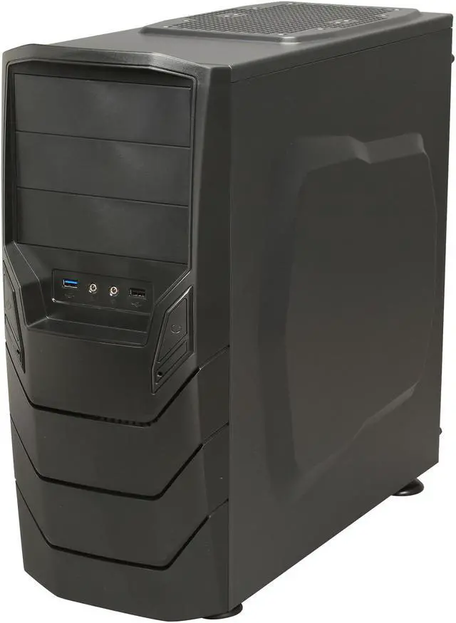 Alt view image 3 of 9 - RAIDMAX Sting Ray ATX-249B Black Steel / Plastic ATX Mid Tower Computer Case