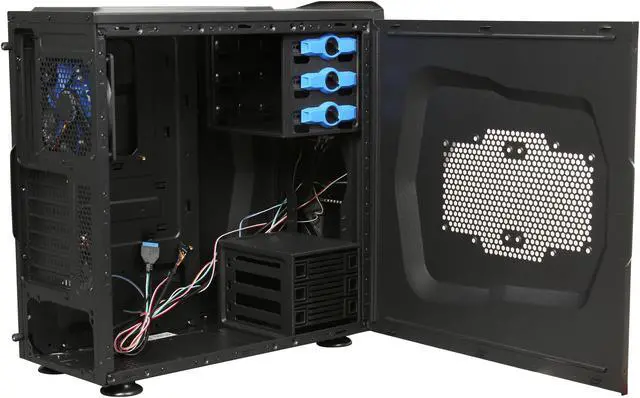 Alt view image 5 of 9 - RAIDMAX Sting Ray ATX-249B Black Steel / Plastic ATX Mid Tower Computer Case