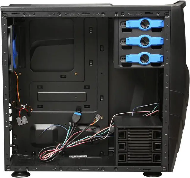 Alt view image 6 of 9 - RAIDMAX Sting Ray ATX-249B Black Steel / Plastic ATX Mid Tower Computer Case