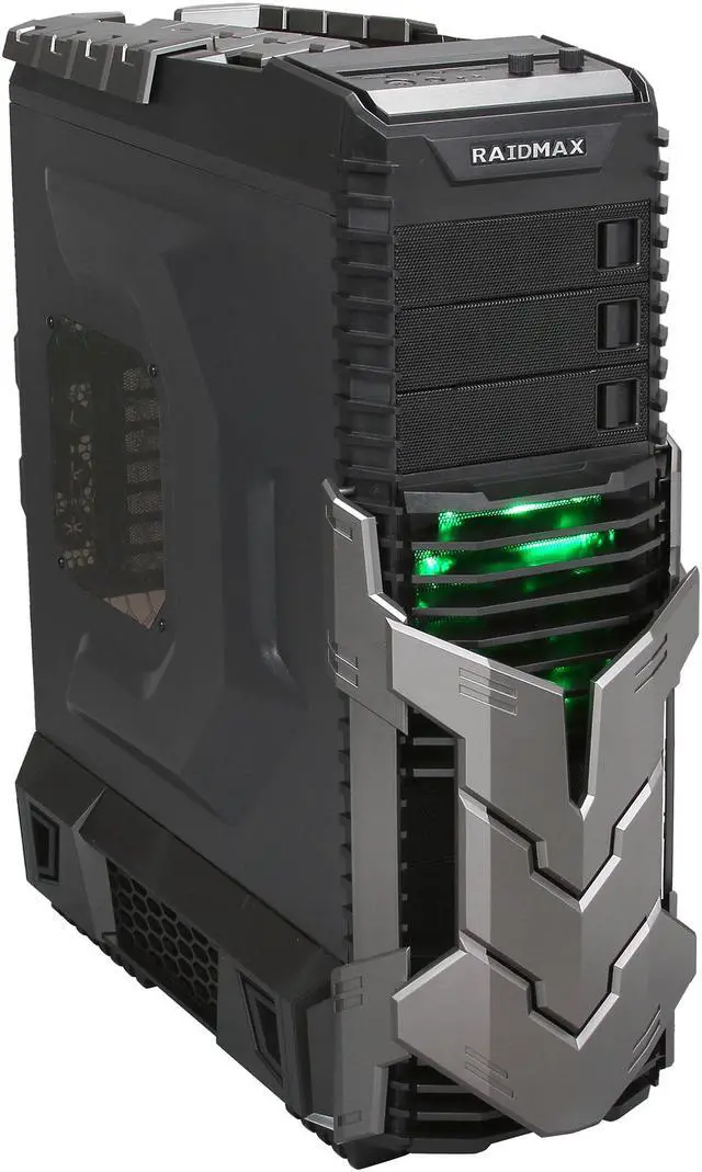Main image of RAIDMAX Agusta ATX-605BT Black / Titanium Steel / Plastic ATX Full Tower Computer Case