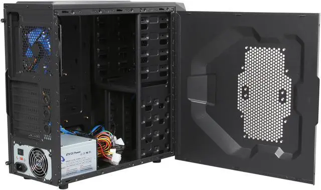 Alt view image 5 of 9 - RAIDMAX Super Hurricane ATX-248BP Black Steel / Plastic ATX Mid Tower Computer Case 450W Power Supply
