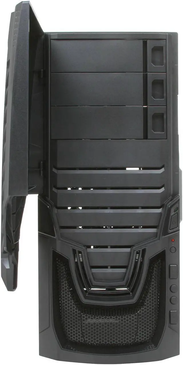 Alt view image 3 of 9 - RAIDMAX Horus ATX-322WB Black Steel / Plastic ATX Mid Tower Computer Case