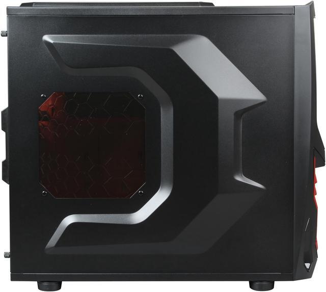 Alt view image 5 of 9 - RAIDMAX Cobra Z ATX-502WBR Black / Red Steel / Plastic ATX Mid Tower Computer Case