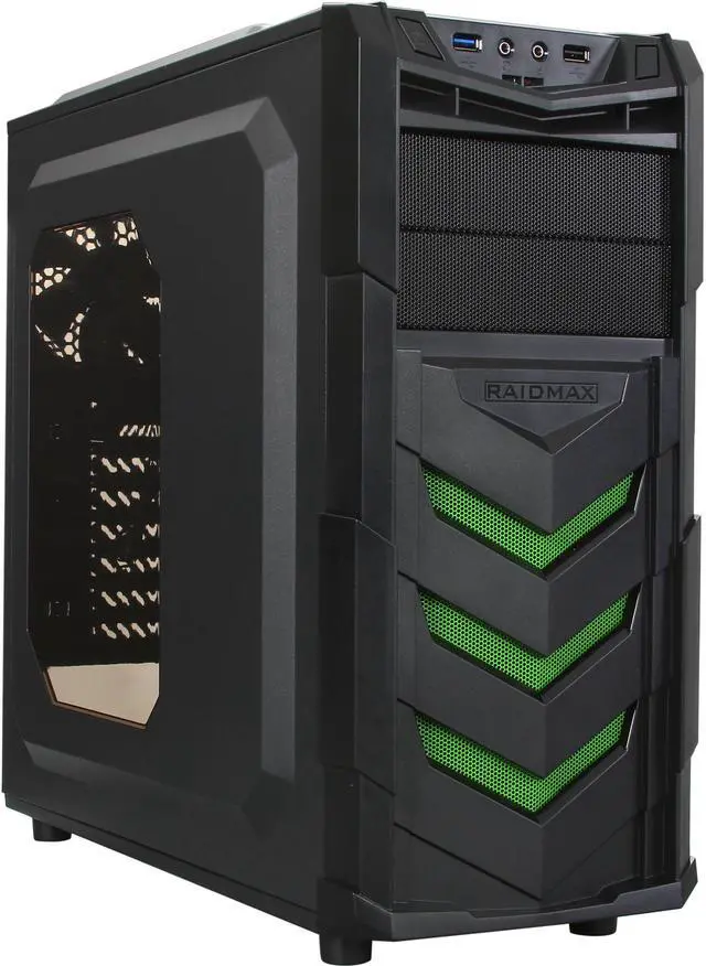 Alt view image 2 of 10 - RAIDMAX Vortex ATX-404WB Black Steel / Plastic ATX Mid Tower Computer Case
