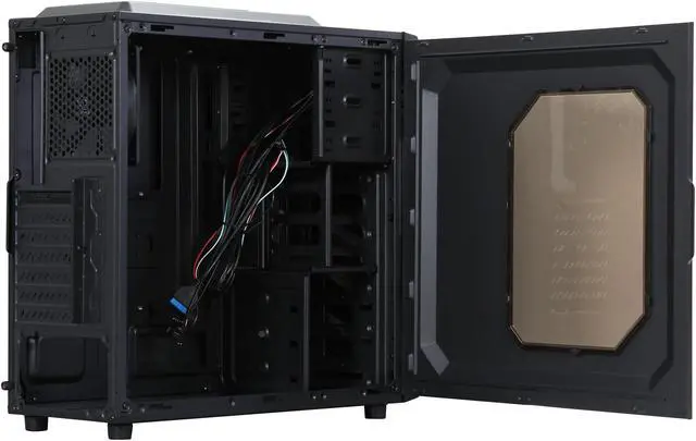 Alt view image 6 of 10 - RAIDMAX Vortex ATX-404WB Black Steel / Plastic ATX Mid Tower Computer Case