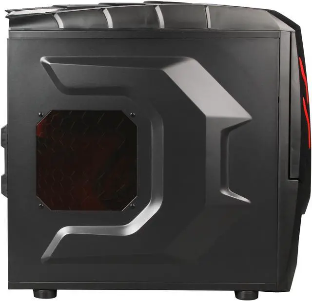 Alt view image 4 of 9 - RAIDMAX Viper GX ATX-512WBR Black / Red Steel / Plastic ATX Mid Tower Computer Case
