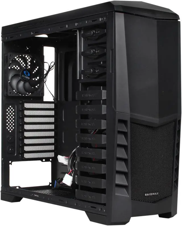Alt view image 8 of 10 - RAIDMAX Scorpio V ATX-503WB Black Steel / Plastic ATX Mid Tower Computer Case