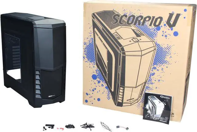 Alt view image 11 of 10 - RAIDMAX Scorpio V ATX-503WB Black Steel / Plastic ATX Mid Tower Computer Case