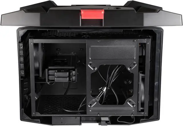 Alt view image 8 of 10 - RAIDMAX Troy ITX-121B Black Steel / Plastic Mini-ITX Tower Computer Case