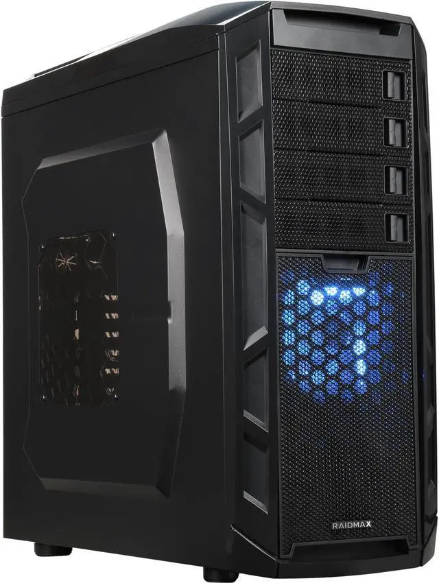 Alt view image 2 of 11 - RAIDMAX Narwhal ATX-920WB Black Steel / Plastic ATX Full Tower Computer Case