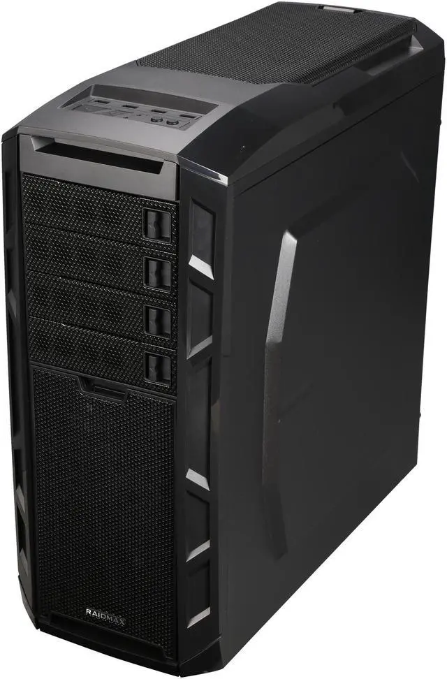 Alt view image 4 of 11 - RAIDMAX Narwhal ATX-920WB Black Steel / Plastic ATX Full Tower Computer Case
