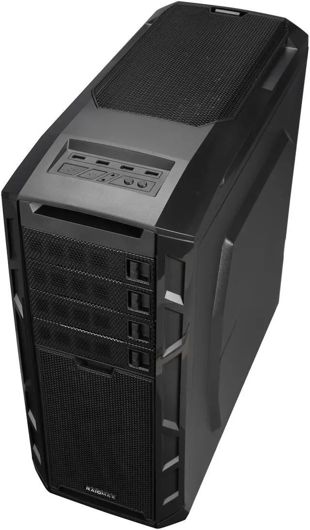 Alt view image 9 of 11 - RAIDMAX Narwhal ATX-920WB Black Steel / Plastic ATX Full Tower Computer Case