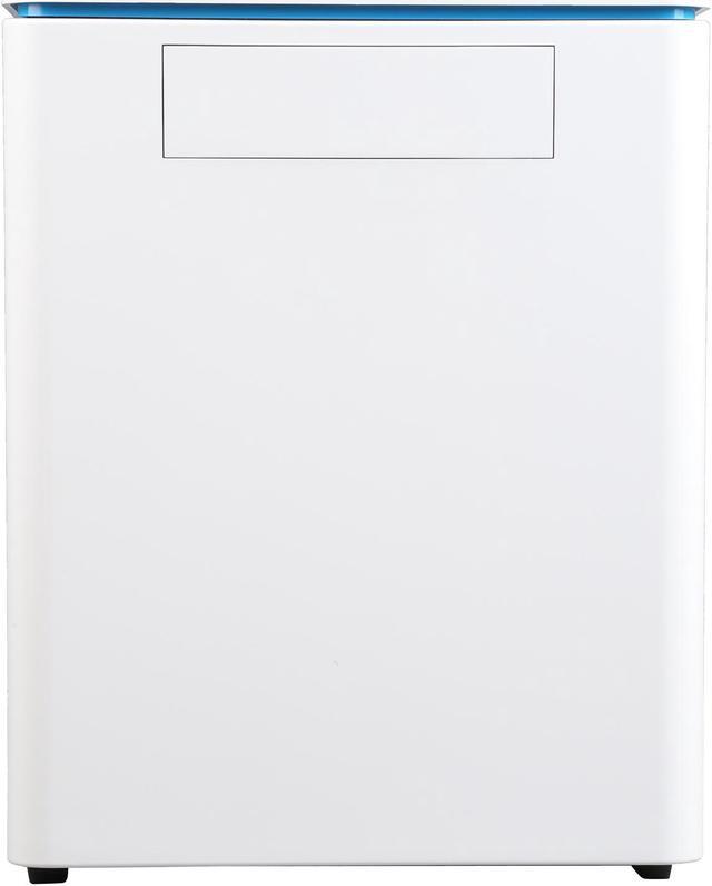 Alt view image 4 of 11 - RAIDMAX Hyperion MATX-102WWU White / Blue Aluminum / Plastic / Steel Micro ATX Tower Computer Case