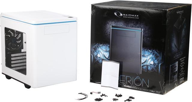 Alt view image 12 of 11 - RAIDMAX Hyperion MATX-102WWU White / Blue Aluminum / Plastic / Steel Micro ATX Tower Computer Case