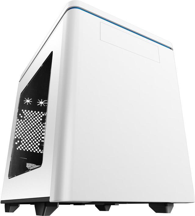 Main image of RAIDMAX Hyperion MATX-102WWU White / Blue Aluminum / Plastic / Steel Micro ATX Tower Computer Case