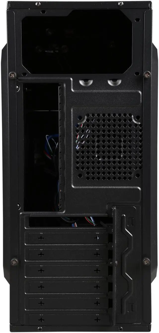 Alt view image 8 of 9 - RAIDMAX EXO ATX-108BU Black / Blue Steel / Plastic ATX Mid Tower Computer Case