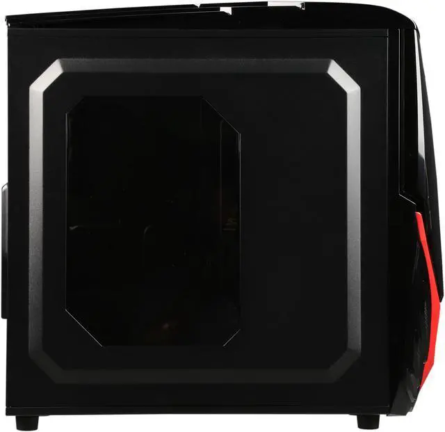 Alt view image 5 of 11 - RAIDMAX Viper II ATX-A07WBR Black / Red Steel / Plastic ATX Tower Computer Case