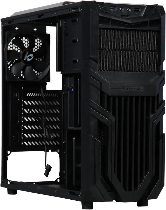 Alt view image 7 of 9 - RAIDMAX Vortex V5 ATX-405WB Black Steel / Plastic ATX Mid Tower Computer Case