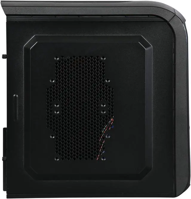 Alt view image 4 of 9 - RAIDMAX Strato ATX-109BP Black Steel / Plastic ATX Mid Tower Computer Case with Pre-installed 450W Power Supply