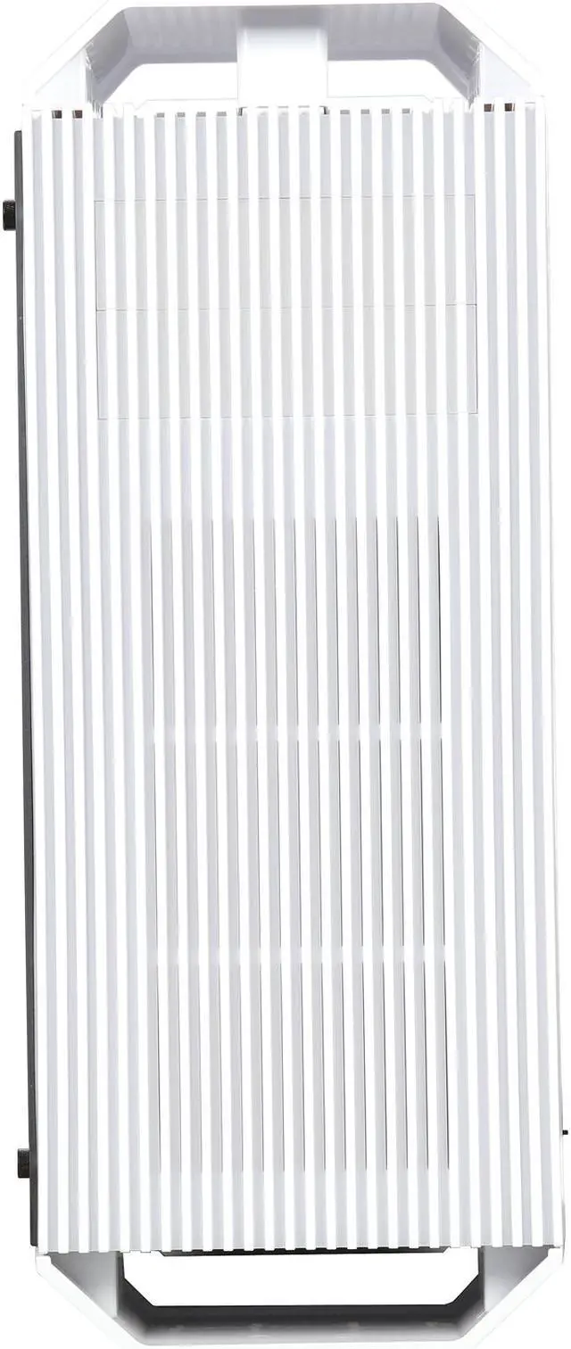 Alt view image 3 of 10 - RAIDMAX Monster II SE ATX-A08TW White Plastic/Steel/Tempered Glass ATX Mid Tower Computer Case