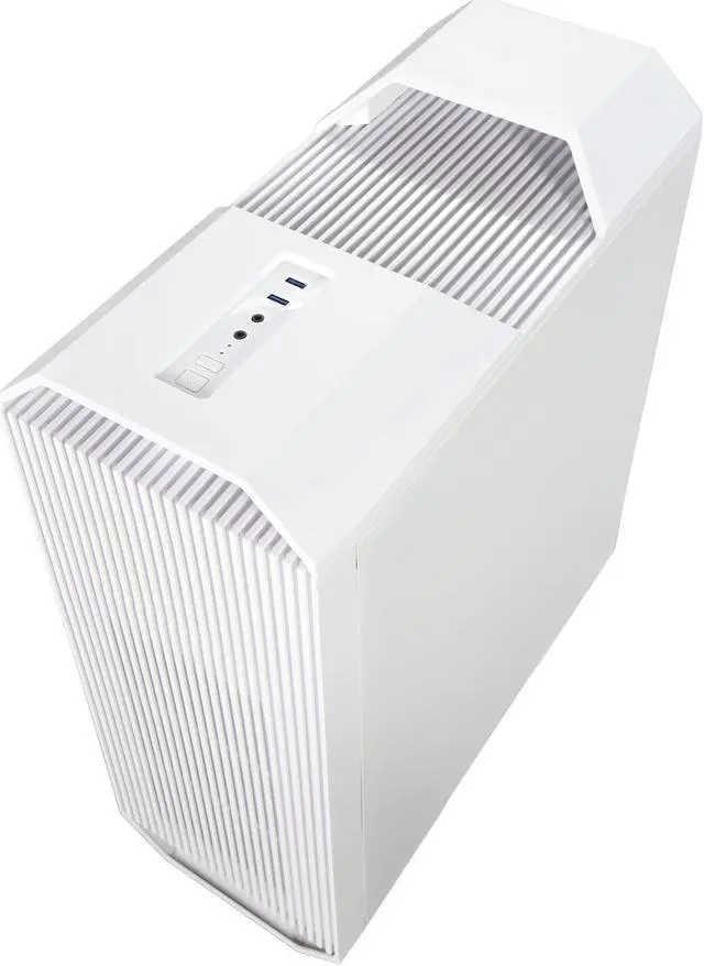 Alt view image 8 of 10 - RAIDMAX Monster II SE ATX-A08TW White Plastic/Steel/Tempered Glass ATX Mid Tower Computer Case