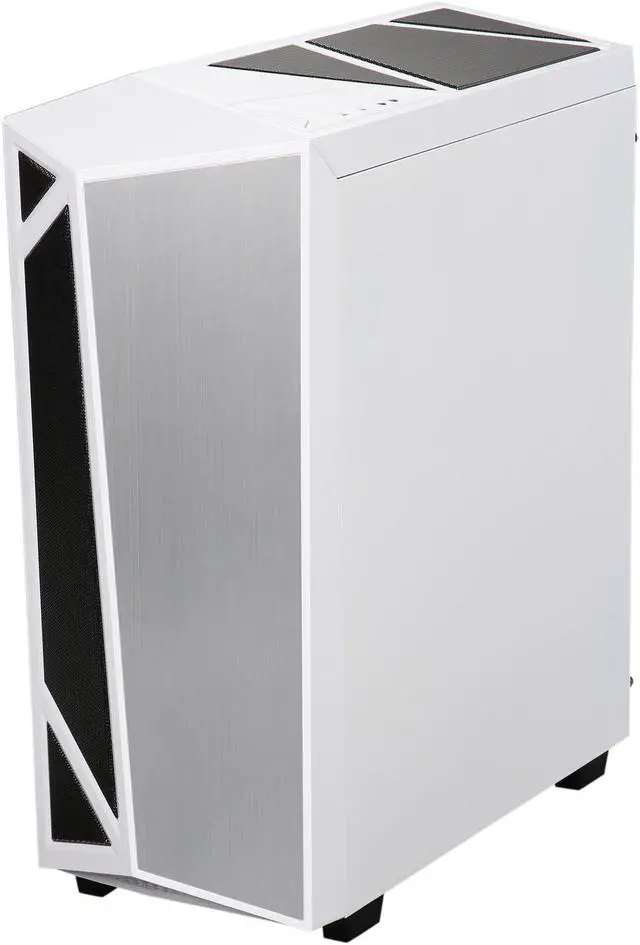 Alt view image 4 of 10 - RAIDMAX Sigma Sigma-TWS White Steel / Plastic / Tempered Glass ATX Tower Computer Case