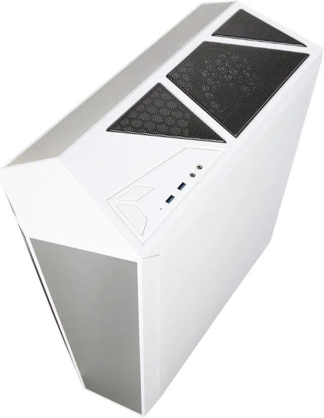 Alt view image 8 of 10 - RAIDMAX Sigma Sigma-TWS White Steel / Plastic / Tempered Glass ATX Tower Computer Case