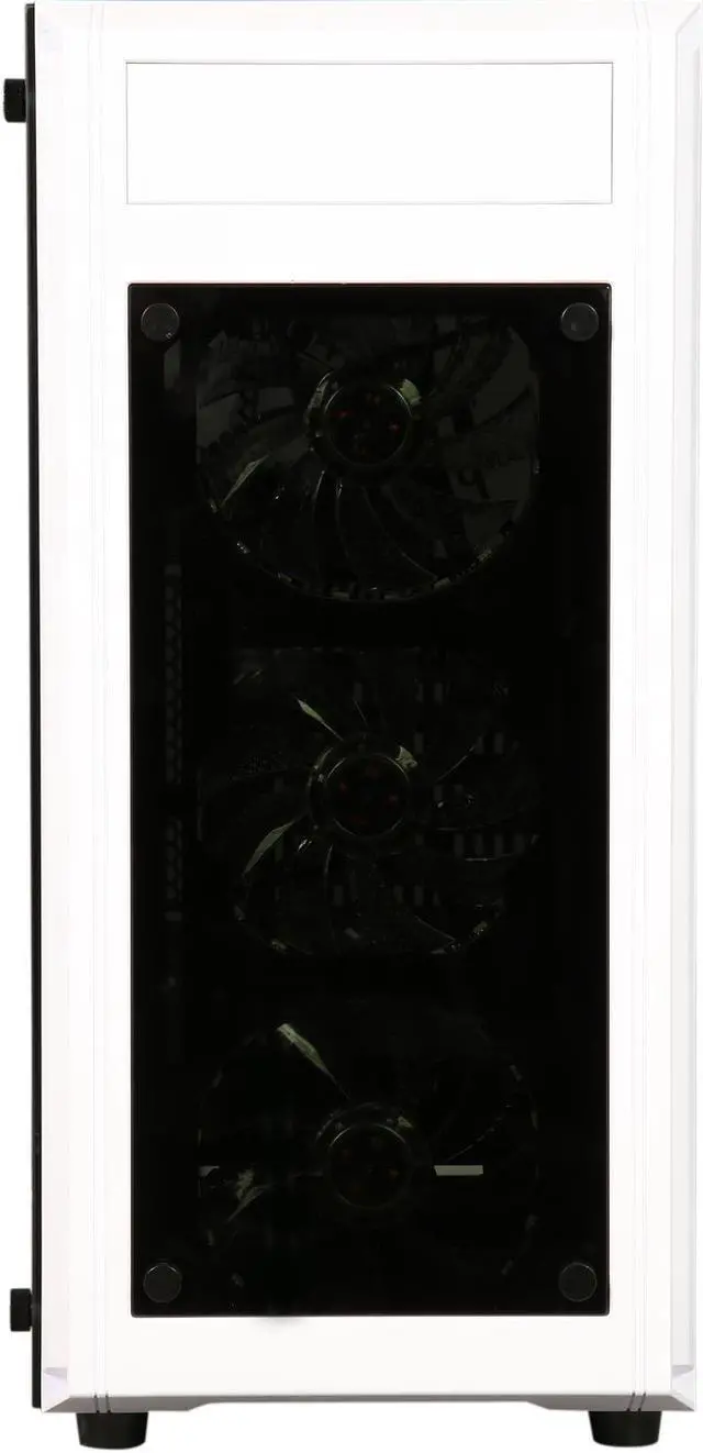 Alt view image 4 of 13 - RAIDMAX ALPHA Prime ALPHA-TTW White/Black Steel / Plastic ATX Mid Tower Computer Case