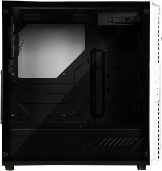 Alt view image 6 of 13 - RAIDMAX ALPHA Prime ALPHA-TTW White/Black Steel / Plastic ATX Mid Tower Computer Case