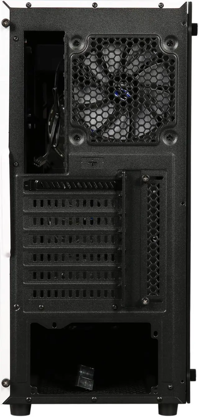 Alt view image 7 of 13 - RAIDMAX ALPHA Prime ALPHA-TTW White/Black Steel / Plastic ATX Mid Tower Computer Case