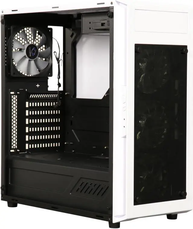 Alt view image 10 of 13 - RAIDMAX ALPHA Prime ALPHA-TTW White/Black Steel / Plastic ATX Mid Tower Computer Case