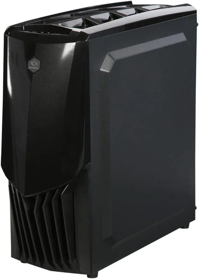 Alt view image 3 of 10 - RAIDMAX Gama A18-TB Black Steel / Plastic / Tempered Glass ATX Mid Tower Computer Case