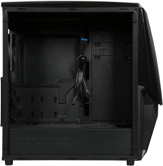 Alt view image 7 of 10 - RAIDMAX Gama A18-TB Black Steel / Plastic / Tempered Glass ATX Mid Tower Computer Case