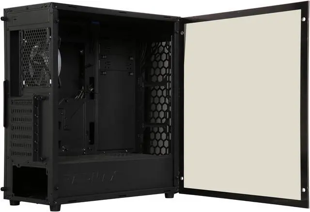 Alt view image 5 of 10 - RAIDMAX Zeta Series Zeta B04 Black Steel / Plastic / Tempered Glass ATX Mid Tower Computer Case