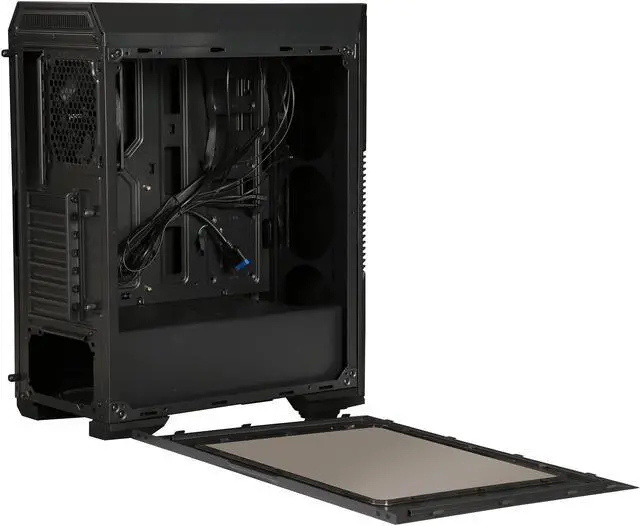 Alt view image 5 of 10 - RAIDMAX GHOST T11-WB Black Plastic / Steel / Acrylic ATX Mid Tower Computer Case