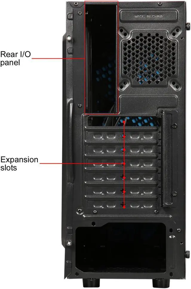 Alt view image 10 of 11 - RAIDMAX GALAXY X230FAB Black Steel / Plastic / Tempered Glass / Acrylic ATX Mid Tower Computer Case