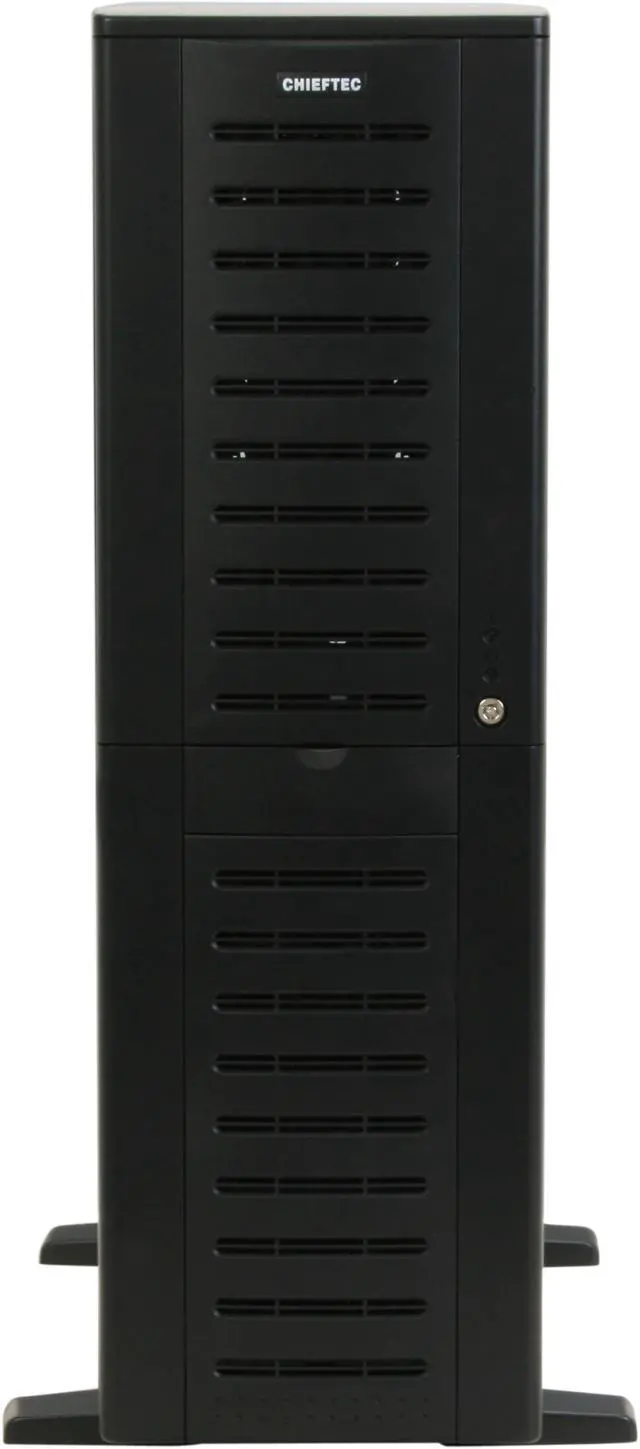 Alt view image 2 of 12 - CHIEFTEC BRAVO BA-01B-B-B Black Steel ATX Full Tower Computer Case